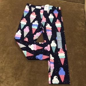 Dark blue cotton Capri leggings